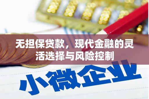 献县无担保贷款，现代金融的灵活选择与风险控制