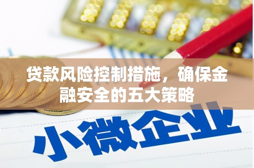 献县贷款风险控制措施，确保金融安全的五大策略